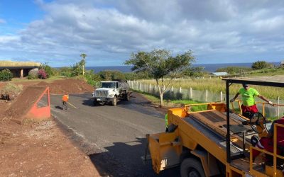 Concluye con éxito el Proyecto de Pavimentación del camino hacia la Escuela Toki