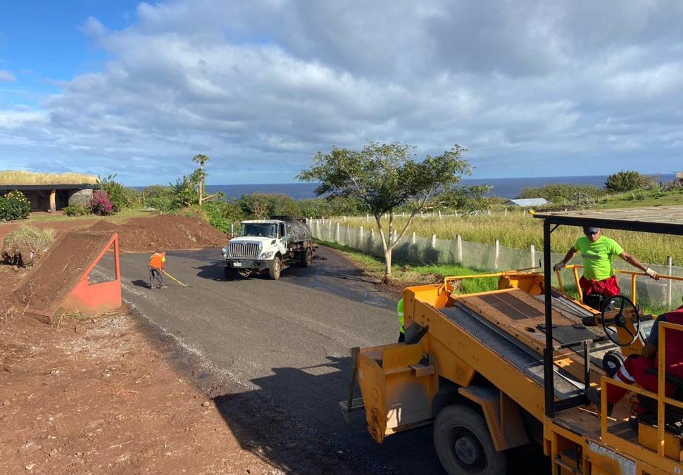Concluye con éxito el Proyecto de Pavimentación del camino hacia la Escuela Toki